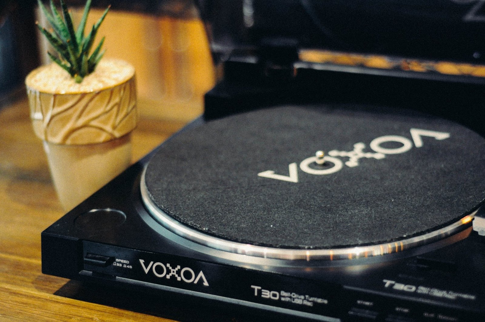 Voxoa Vinyl T30, the best turntable brand